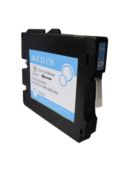 Ricoh GC21C Cyan Cartouche Inkjet Gel Compatible PRO 405533 405537