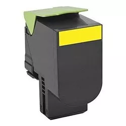 Toner LEXMARK 80C2SYE générique 
