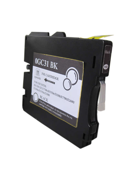 Ricoh GC31K Noir Cartouche Inkjet Gel Compatible PRO 405688 405701