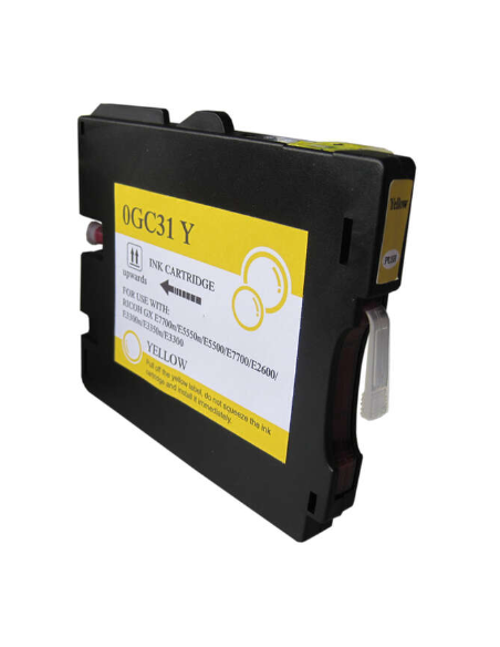 Ricoh GC31Y Yellow Cartouche Inkjet Gel Compatible PRO 405691 405704