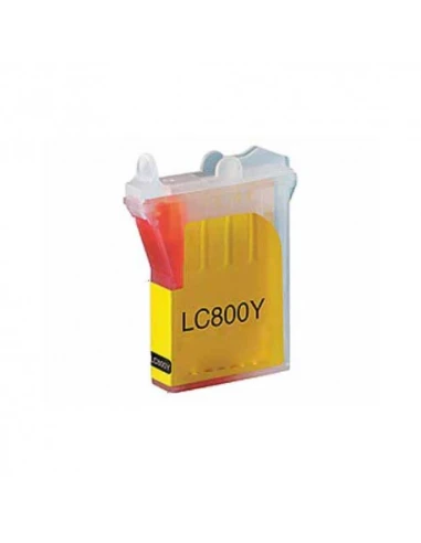 Cartouche d'encre jaune BROTHER LC800Y compatible 