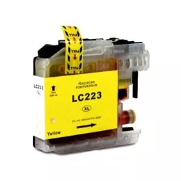 Cartouche d'encre jaune BROTHER LC223Y compatible 