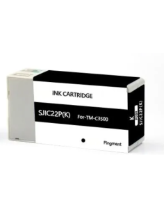 Epson SJIC22P Noir Cartouche Inkjet Pigment Compatible PRO C33S020601 SJIC22P(K)
