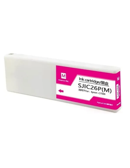 Epson SJIC26P Magenta Cartouche Inkjet Pigment Compatible PRO C33S020620 SJIC26P(M)