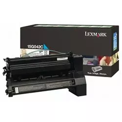 Toner original Lexmark 15G042C Cyan
