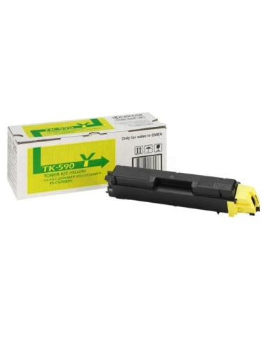 Toner original Kyocera TK-590 Y / 1T02KVANL0 Jaune