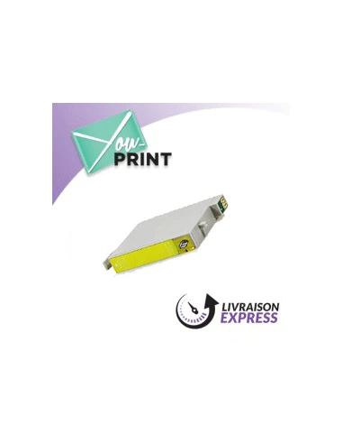 Cartouche jaune EPSON T 048420 / T0484 compatible | HIPPOCAMPE
