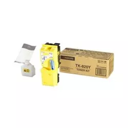 Toner original Kyocera TK-820 Y / 1T02HPAEU0 Jaune