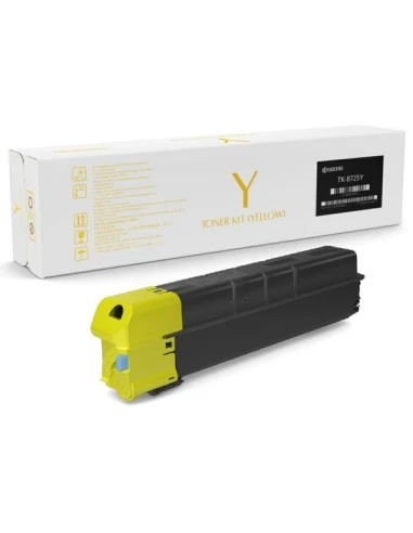 Toner original Kyocera TK-8725 Y / 1T02NHANL0 Noir