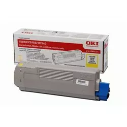 Toner original OKI 43865721 Jaune