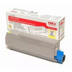 Toner original OKI 43324421 Jaune