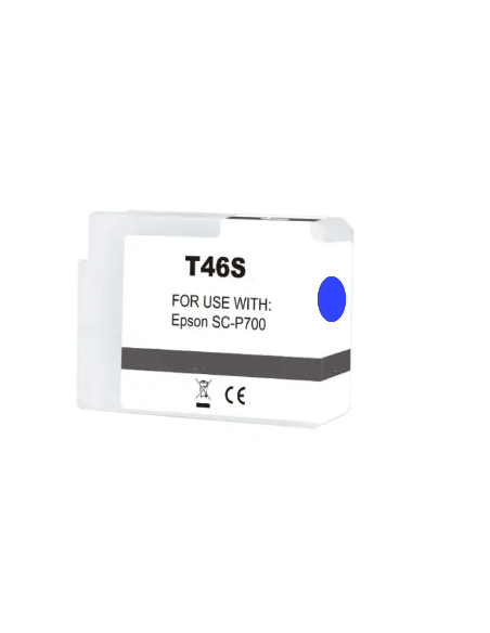 Epson T46S2 Cyan Cartouche Inkjet Compatible PRO C13T46S200