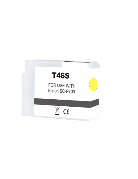 Epson T46S4 Yellow Cartouche Inkjet Compatible PRO C13T46S0