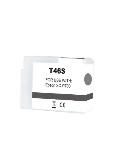 Epson T46S7 Gris Cartouche Inkjet Compatible PRO C13T46S70