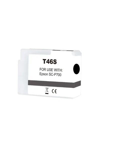 Epson T46S8 Noire Mat Cartouche Inkjet Compatible PRO C13T46S80