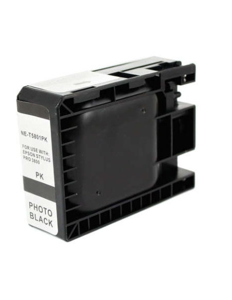 Epson T5801 Noir Photo Cartouche Inkjet Pigment Compatible PRO C13T580100