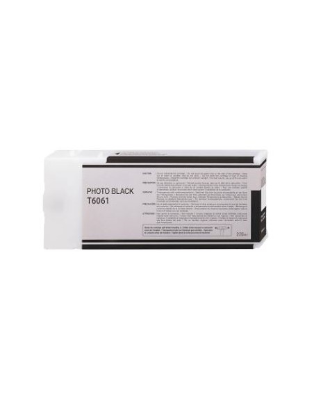 Epson T6061 Noir Photo Cartouche Inkjet Pigment Compatible PRO C13T606100