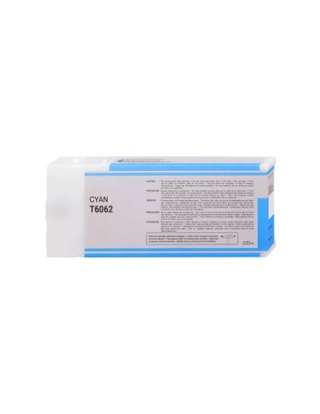 Epson T6062 Cyan Cartouche Inkjet Pigment Compatible PRO C13T606200