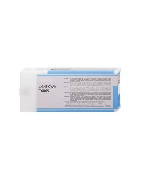 Epson T6065 Cyan Clair Cartouche Inkjet Pigment Compatible PRO C13T606500