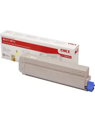Cartouche Imprimante Laser OKI MC873 MC883 Yellow toner Original 45862814