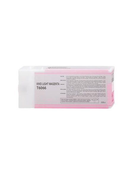 Epson T6066 Magenta Clair Cartouche Inkjet Pigment Compatible PRO C13T606600