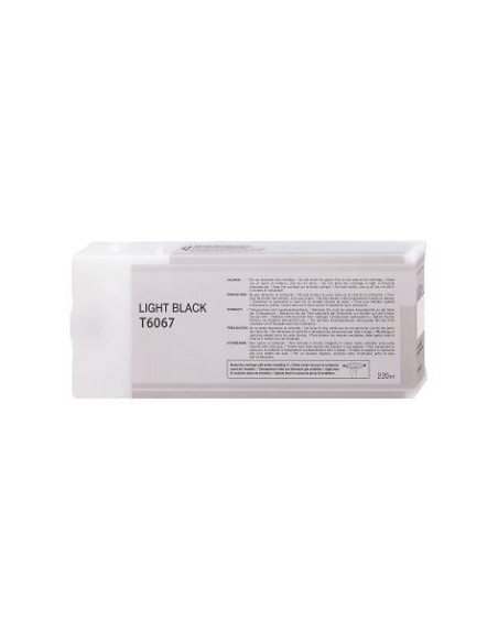 Epson T6067 Noir Clair Cartouche Inkjet Pigment Compatible PRO C13T606700