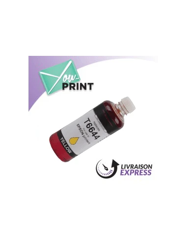 Cartouche jet d'encre jaune  EPSON C 13 T 66444A / T6644 compatible