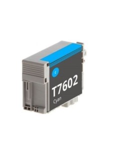 Epson T7602 Cyan Cartouche Inkjet Pigment Compatible PRO C13T76024010