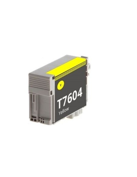 Epson T7604 Yellow Cartouche Inkjet Pigment Compatible PRO C13T76044010