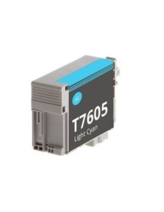 Epson T7605 Cyan Clair Cartouche Inkjet Pigment Compatible PRO C13T76054010