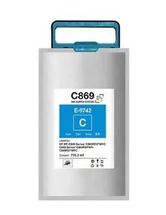 Epson T9742 Cyan Cartouche Inkjet Pigment Compatible PRO C13T974200