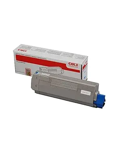 Cartouche Imprimante Laser OKI C610 Cyan toner Original 44315307