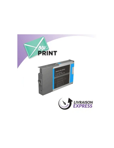 Cartouche jet d'encre cyan  EPSON C 13 T 612200 / T6122 compatible