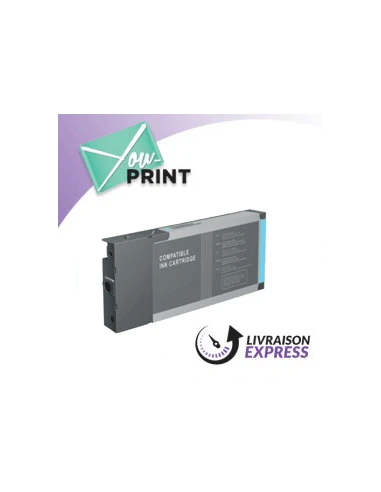 Cartouche jet d'encre cyan  EPSON C 13 T 636200 / T6362 compatible