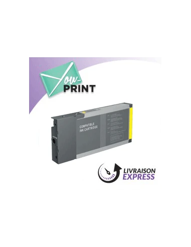 Cartouche jet d'encre jaune  EPSON C 13 T 636400 / T6364 compatible