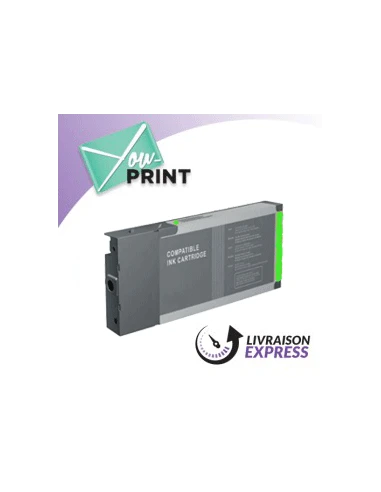 Cartouche jet d'encre verte  EPSON C 13 T 636B00 / T636B compatible
