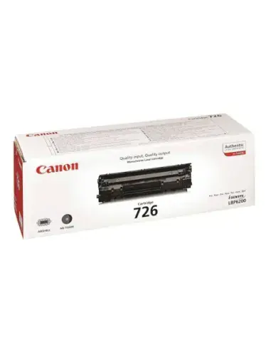 Cartouche Imprimante Laser Canon 726 Noir toner Original 3483B002