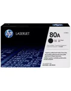Cartouche Imprimante Laser HP CF280A Noir toner Original 80A