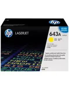 Cartouche Imprimante Laser HP Q5952A Jaune toner compatible 643A