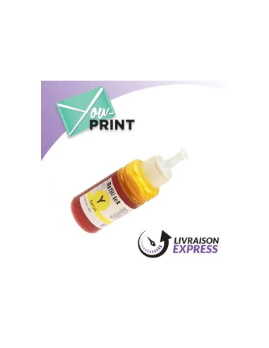 Cartouche jet d'encre jaune  EPSON C 13 T 67344A / T6734 compatible