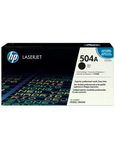 Cartouche Imprimante Laser HP CE250X Noir toner Original 504X