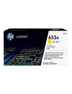 Cartouche Imprimante Laser HP CF322A Jaune toner Original 653A
