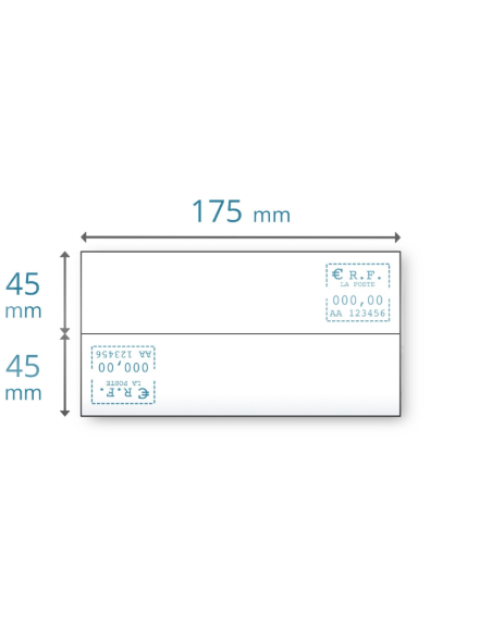 Etiquette MAA double 175x45x1000 (5222)