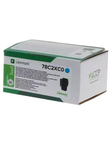 Cartouche Imprimante Laser Lexmark CS421 CS521 CS622 CX421 CX522 CX622 CX625 Jaune toner Original 78C2XY0 78C2XYE