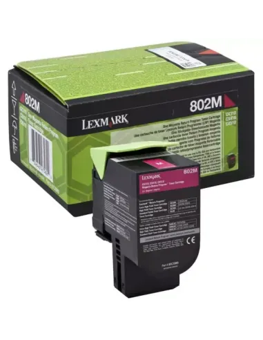 Cartouche Imprimante Laser Lexmark CX310 CX410 CX510 Cyan toner Original 80C20C0 802C