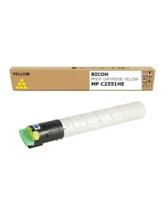Cartouche Imprimante Laser Ricoh Aficio MP-C2051 MP-C2551 Jaune toner Original 842062 841507