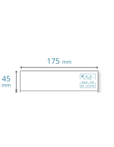 Etiquette MAA simple 170x45x1000 (5217)