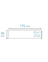 Etiquette MAA simple 170x45x1000 (5217)