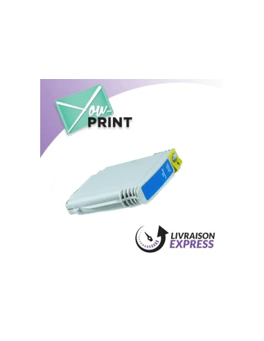 Cartouche jet d'encre cyan HP C4841AE / 10 compatible
