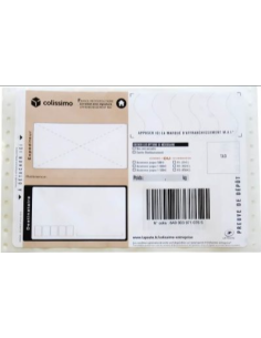 Imprimés Colissimo La Poste Liasse AVEC SIGNATURE x25